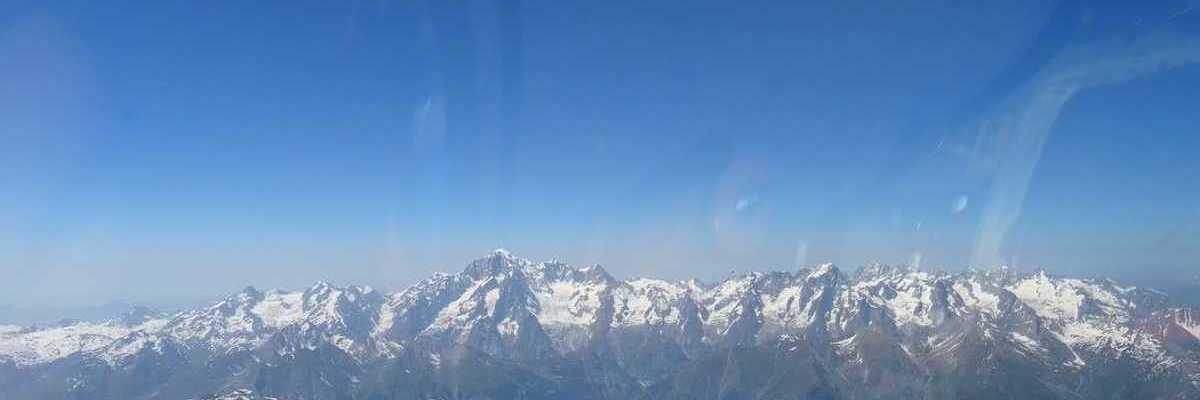 Flugwegposition um 13:34:07: Aufgenommen in der Nähe von 11011 Arvier, Aostatal, Italien in 4376 Meter